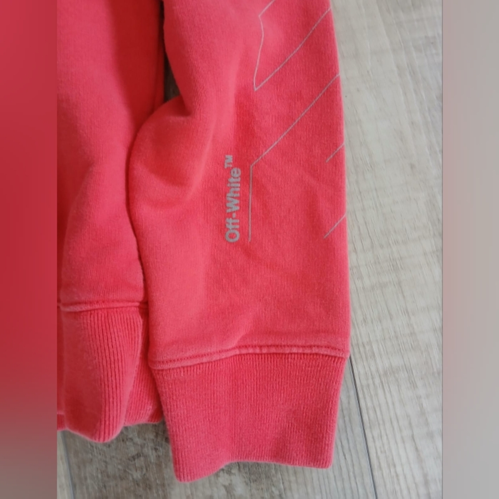 Rare Off-White Unfinished Arrows Sweatshirt Men's Size M - Picture 4 of 9